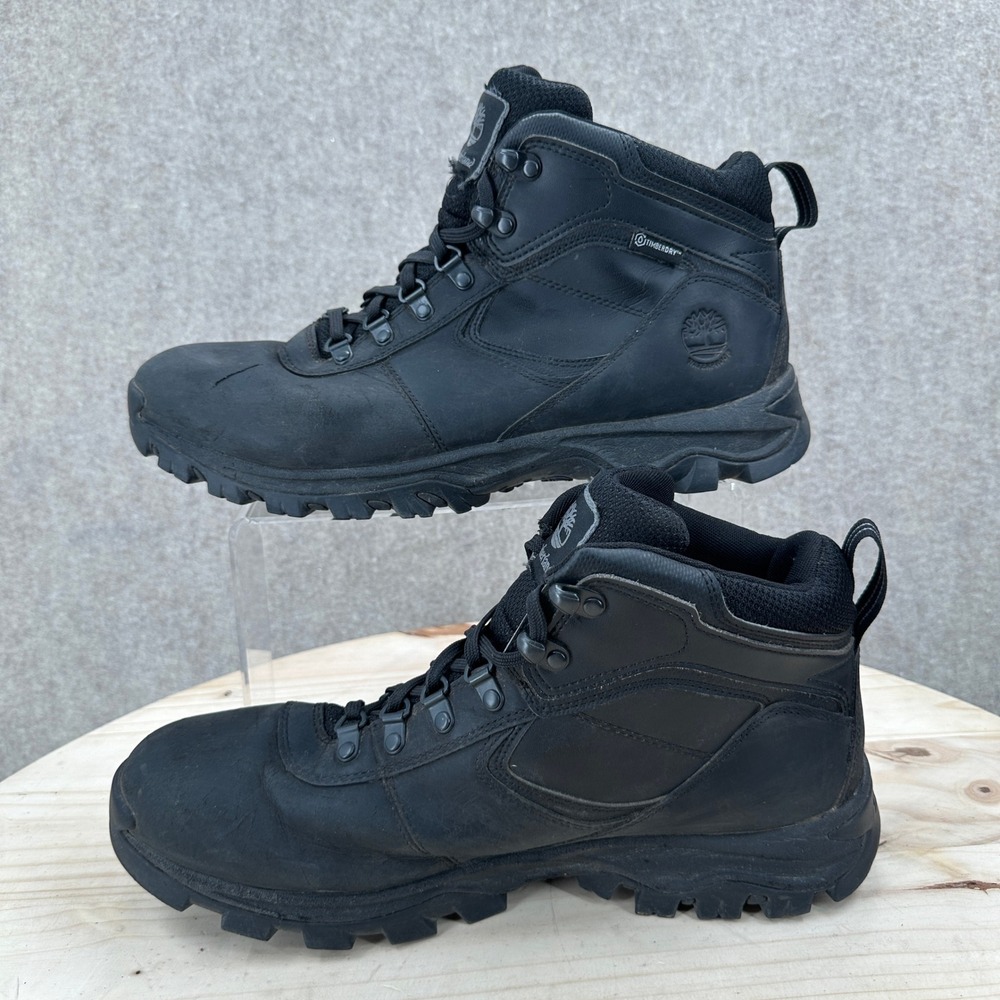 Timberland Mt. Maddsen Hiking Work Boots Mens 12 Black Waterproof Mid